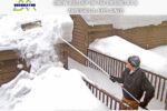 Snow Buildup on the Ground at a Threshold: Explained