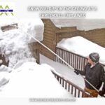 Snow Buildup on the Ground at a Threshold: Explained