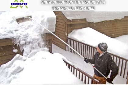 Snow Buildup on the Ground at a Threshold: Explained