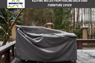 Keeping Water From Pooling Backyard Furniture Cover