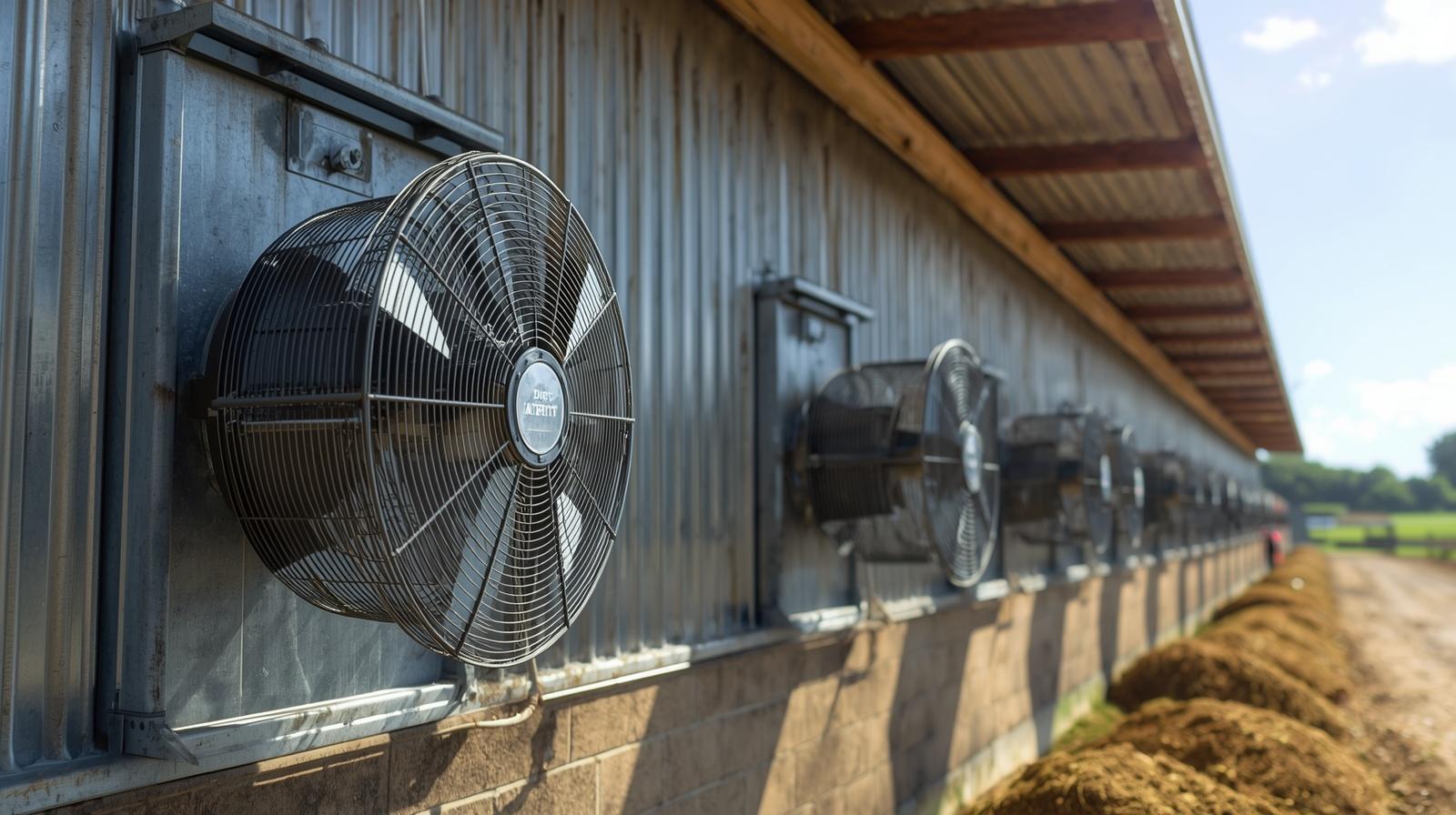 Barn Ventilation Fans: Reducing Heat Stress and Improving Animal Welfare