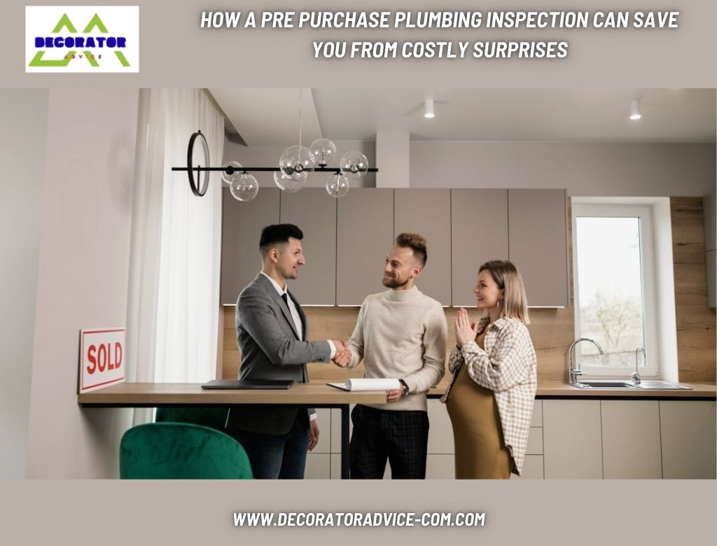 How a Pre Purchase Plumbing Inspection Can Save You From Costly Surprises