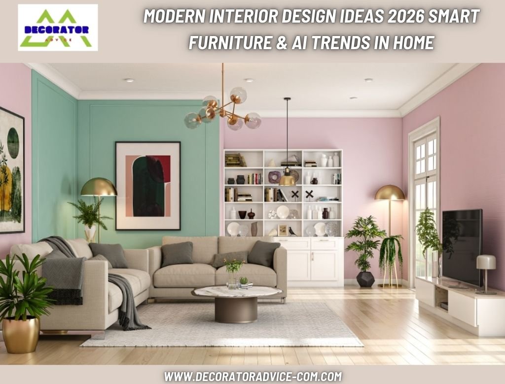 Modern Interior Design Ideas 2026 Smart Furniture & AI Trends in Home
