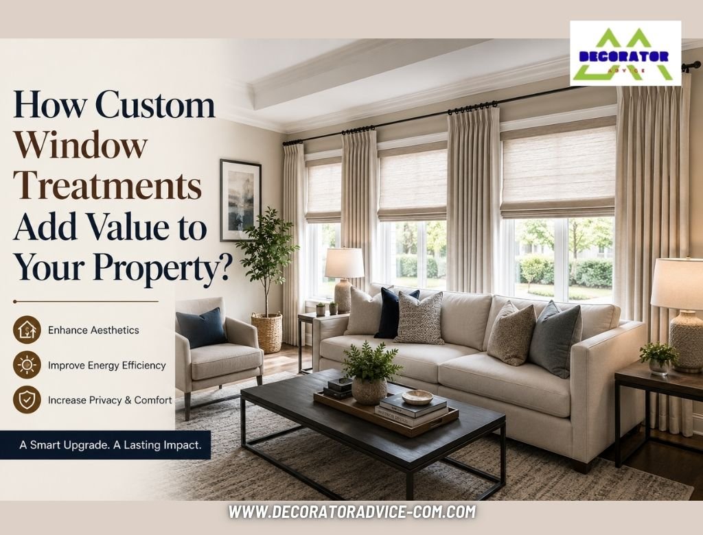 How Custom Window Treatments Add Value to Your Property