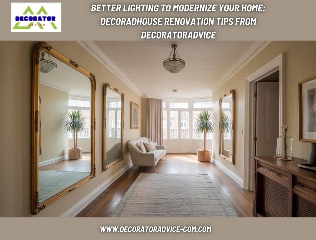 Better Lighting To Modernize Your Home: decoradhouse renovation tips from decoratoradvice