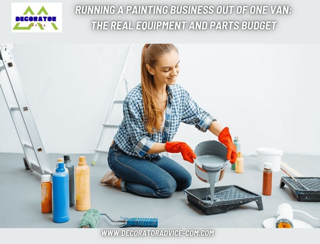 Running a Painting Business Out of One Van The Real Equipment and Parts Budget