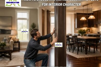 How to Choose and Install Decorative Posts for Interior Character
