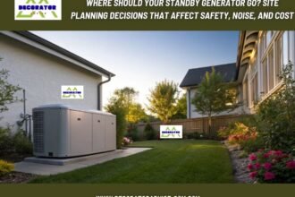 Where Should Your Standby Generator Go Site Planning Decisions That Affect Safety, Noise, and Cost