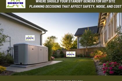 Where Should Your Standby Generator Go Site Planning Decisions That Affect Safety, Noise, and Cost